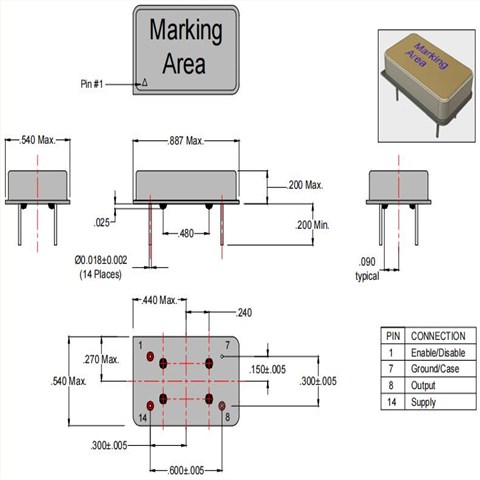 Anderson品牌,AE431晶振,長方形鐘振,6G室外基站晶振