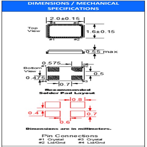 FC1BAEBDI40.0-T1晶振,FOX美國(guó)2016晶振,FC1BA電腦主板晶振
