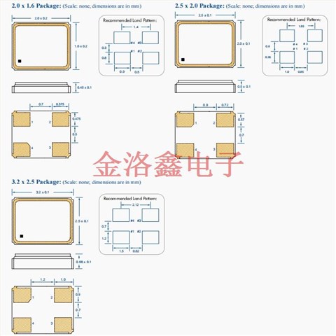 XR25H1I026.000080Q,汽車電子晶振,XRQ無源晶振,2520諧振器,百利通亞陶晶振