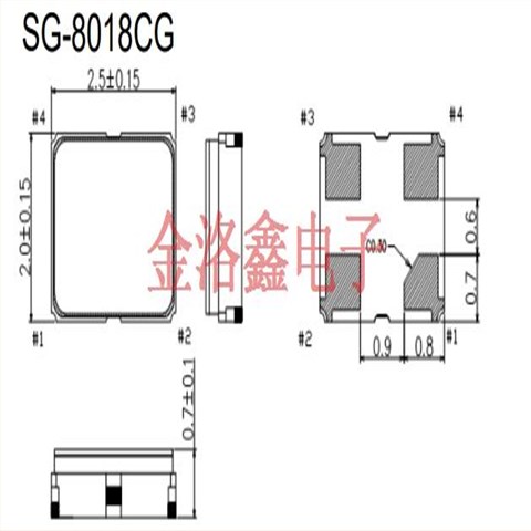 SG-8018CG97.2000M-TJHSA0,可編程晶體振蕩器,EPSON晶振,SG-8018貼片晶振