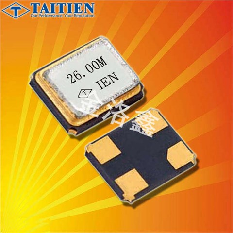 XXHBELNAOF-25MHZ,3225無源貼片晶振,TAITIEN泰藝晶振