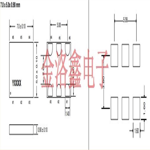 SIT3808AI-D2-33EE80.00000M,7050壓控晶振,SITIME晶振