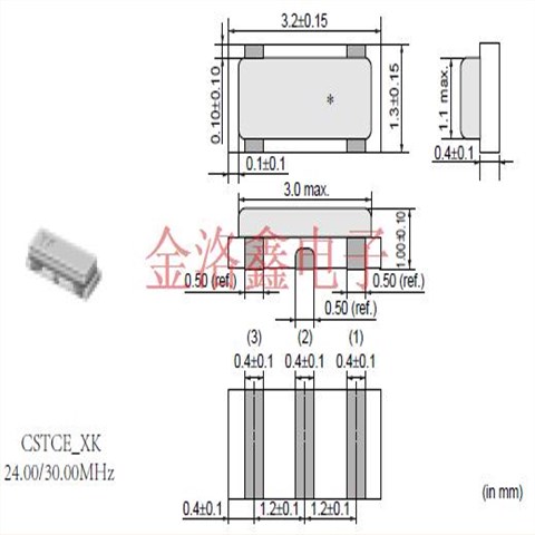 CSTNE8M00G520000R0,Murata貼片晶振,精密傳感器晶振