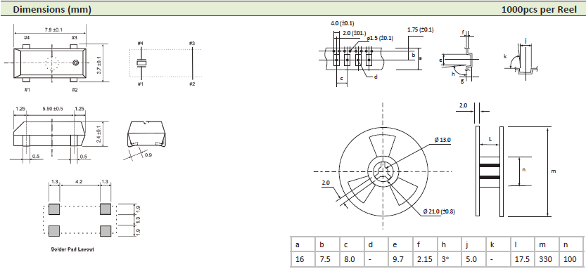進(jìn)口陶瓷面石英晶體,大型8038SMD晶振,60609晶振