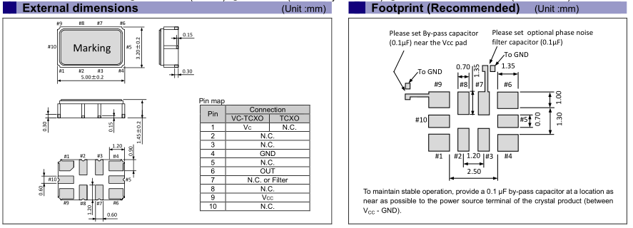 愛(ài)普生晶振,溫補(bǔ)晶振,TG5032SAN晶振,X1G0044410093晶振