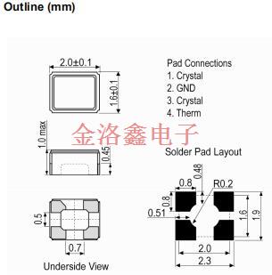 IQD高品質晶振,IQXC-140無源諧振器,24.0MHz-IQXC-140晶振
