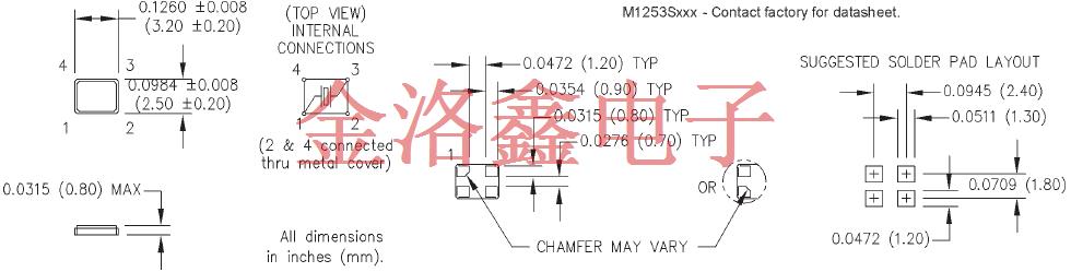 M12536JMXX30.0000MHz,M1253手持電子設(shè)備晶振,GPS晶振,MtronPTl晶振